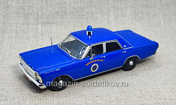 Масштабная модель в сборе и окраске Ford Galaxie 500 1/43 Полицейские машины мира Deagostini (Q540-0104) (Q540-0104)