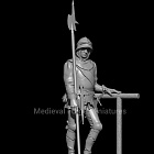 Сборная миниатюра из смолы Псы войны 75 мм (1:24) Medieval Forge Miniatures (C-75-117) (C-75-117)