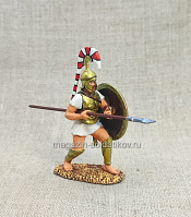 Греческий воин с копьем - фото