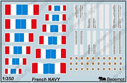 Декаль ВМФ Франции, 1:350, Бегемот
