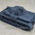 German Panzer IV (short barrel) w/insignia, CTS702B 1:32 ClassicToySoldiers, 1998 г. вып. (Q540-0115) (Q540-0115)