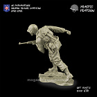 Солдатики из пластика Американские парашютисты-десантники в составе морской пехоты, 1:32 Plastic Platoon