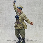 Комбат, капитан пехоты Красной Армии, 1941-43гг. СССР, 54мм, Красный фронт, 54 мм (КФ-017) (КФ-017)