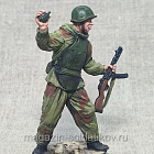Миниатюра из олова Боец штурмовых батальонов РККА 1941-45 гг., 54 мм, Студия Большой полк (ИЛ2678.14.01.54) (ИЛ2678.14.01.54)