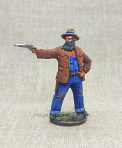 Миниатюра из олова Солидный фермер, 54 мм, Студия Большой полк - фото