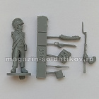 Сборная миниатюра из смолы Сержант полубригады, стоящий, Франция, 28 мм, Аванпост
