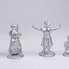 Сборные фигуры из металла Крестьяне, набор №2, 28 мм, Figures from Leon