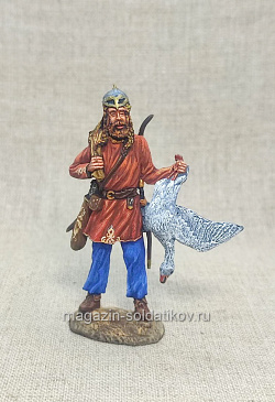 Миниатюра из олова Викинг с гусем, 54 мм, Студия Большой полк (ИЛ2243.06.02.54) (ИЛ2243.06.02.54)
