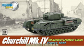 Масштабная модель в сборе и окраске Д Танк CHURCHILL Mk-IV Франция 1944 (1/72) Dragon - фото