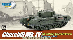 Масштабная модель в сборе и окраске Д Танк CHURCHILL Mk-IV Франция 1944 (1/72) Dragon (60570) (60570)