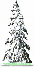 Миниатюра из металла Елка (6 см), 30 мм, Berliner Zinnfiguren - фото