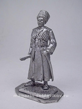 Миниатюра из олова 094 РТ Казак с плеткой, 1914, 54 мм, Ратник - фото