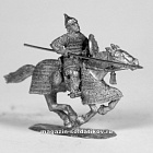 Сборная фигура из металла Атакующий конный тяжеловооруженный русский дружинник с копьем XIII в., 28 мм, Figures from Leon (L005) (L005)