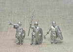 Сборные фигуры из металла Византия X век. Командная группа 2, 28 мм STP-miniatures - фото