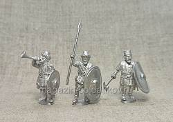 Сборные фигуры из металла Византия X век. Командная группа 2, 28 мм STP-miniatures (STP195) (STP195)