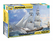 Сборная модель из пластика Бриг «Меркурий» (1/100) Звезда - фото