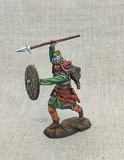 Миниатюра из олова Знатный викинг эпохи Вендель, 54 мм, Большой полк - фото