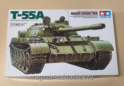 35257 Советский танк Т-55А Tamiya 1/35 (QM-453) (QM-453)