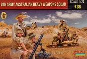 М156 8th Army Australian Heavy Weapons Squad (1/72) Strelets