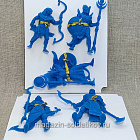 Фигурка из смолы Отряд «Стражи Ра» (голубой цвет) - набор 5 шт. (GK-001) (GK-001 )