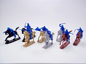 TSSD10C ACW CAVALRY (Med. blue) W/HORSES 8 in 8  + Horses , 1:32, TSSD