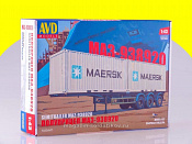 7035Kit Сборная модель Полуприцеп-контейнеровоз МАЗ-938920, 1:43, Start Scale Models 