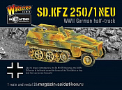 Сборные фигуры из пластика Sdkfz 250/1 Neu Halftrack BOX Warlord - фото