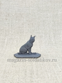 Солдатики из пластика Рысь боевая 1, цвет - серый, Воины и битвы (CN312) (CN312)