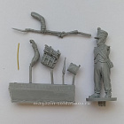 Сборная миниатюра из смолы Фузилёр линейной пехоты, заряжающий, Франция, 28 мм, Аванпост
