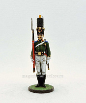 Миниатюра из олова Унтер-офицер гренадерского батальона 1805-07 гг., Россия, 54 мм, Студия Большой полк - фото