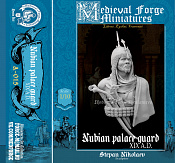 A-015 Nubian Palace Guard, 1:10 Medieval Forge Miniatures
