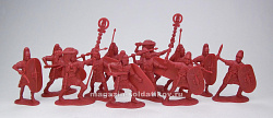 Солдатики из пластика Romans 12 figures in 6 poses (red), 1:32 ClassicToySoldiers