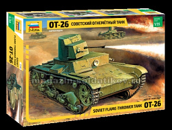 Сборная модель из пластика Советский танк «ОТ-26» (1/35) Звезда