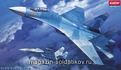 Сборная модель из пластика Самолет Су-27 УБ 1:48 Академия - фото