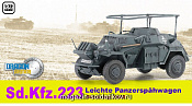 Сборная модель из пластика Д Бронемашина в сборе.Sd.Kfz.223 Восточный фронт (1/72) Dragon - фото