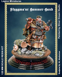 Сборная миниатюра из смолы Styggma'ar Hammer-Hand 120 mm, Legion Miniatures