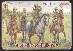 Солдатики из пластика Германские гусары (1/72) Strelets (060) (060)