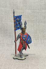 Миниатюра из олова Рыцарь-миннезингер - фото