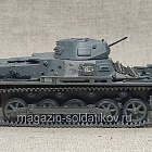 Модель танка T-I (подбитый) 1/35 в сборе и окрасе (Q600-518) (Q600-518)