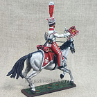 Миниатюра из олова Трубач гвардейских польских улан 1814 г., 54 мм, Студия Большой полк (ИЛ2379.12.03.54) (ИЛ2379.12.03.54)