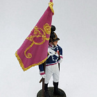 Знаменосец 4-го пех. полка фон Франкемона, Вюртемберг, 1811-12 гг., 54 мм, Soldanir (QF0409) (QF0409)