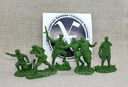 Солдатики из резиноподобного пластика Брестская крепость, Солдатики Ханомака (346-036) (346-036)