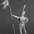 Сборная фигура из смолы Улан полков Французской Императорской гвардии, 1810-14 гг. 54 мм, Chronos miniatures