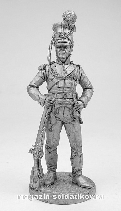 Миниатюра из олова Унтер-офицер Королевского Лейб-егерского корпуса. Дания 1806-14 гг. EK Castings