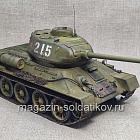 Масштабная модель в сборе и окраске Т-34/85 Война в Корее, Китайские добровольцы 1/35 (208-175) (208-175)
