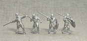 Сборные фигуры из металла Викинги.Трэлы 9-10 вв, 28 мм STP-miniatures - фото