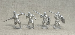 Сборные фигуры из металла Викинги.Трэлы 9-10 вв, 28 мм STP-miniatures (STP198) (STP198)
