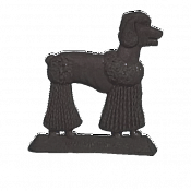 Солдатики из пластика Собака Собака Пудель, черный, Воины и битвы - фото