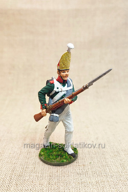 Гренедер Павловского гренадерского полка, Россия 1811-13 гг. 54 мм (QF0174) (QF0174)