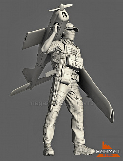 Сборные фигуры из смолы Техник БПЛА Орлан-10 1/35, Sarmat Resin (SRsf35020) (SRsf35020)